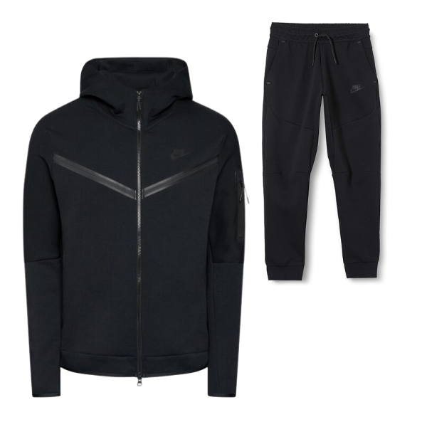 Tuta completa Nike tech nera