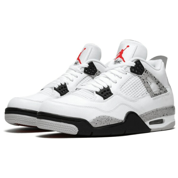 Retro 4 white cement